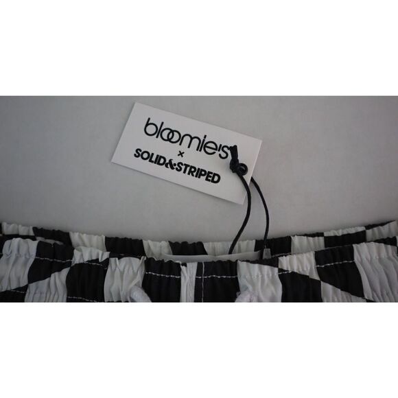 Bloomie's x Solid & Striped Men's Sz XL Wavy Check Blackout Swim Trunks $125 - Picture 3 of 11